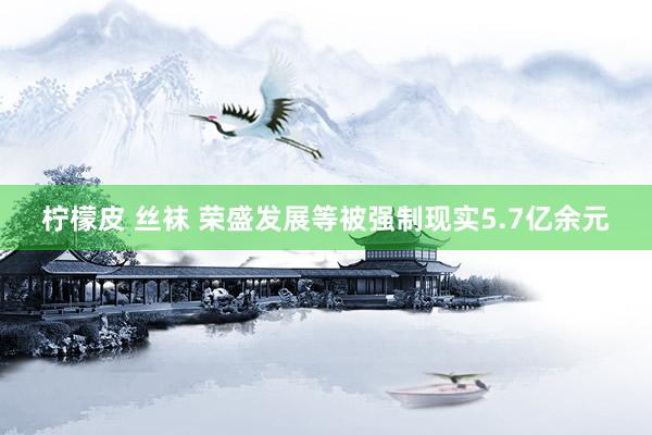 柠檬皮 丝袜 荣盛发展等被强制现实5.7亿余元