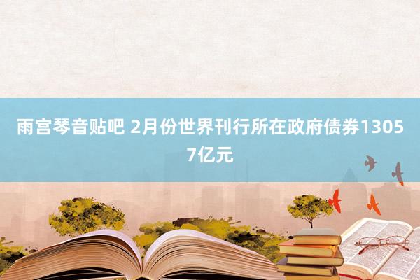 雨宫琴音贴吧 2月份世界刊行所在政府债券13057亿元